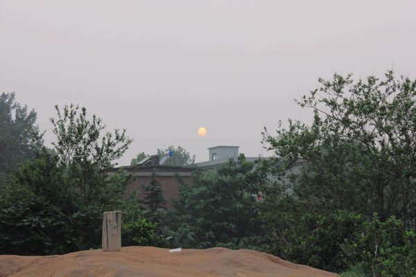 雨后夕阳