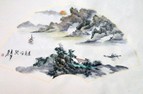 晨曦渔乐（国画 陕煤建司 步凡）